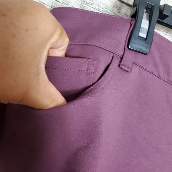 Torrid Purple Stretch Jegging Pants Size 16T - Picture 3 of 9